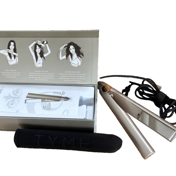 TYME Hair straightener/curler with case and box - Picture 1 of 5